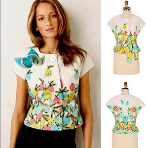 Anthropologie we love Vera briny winds blazer 6